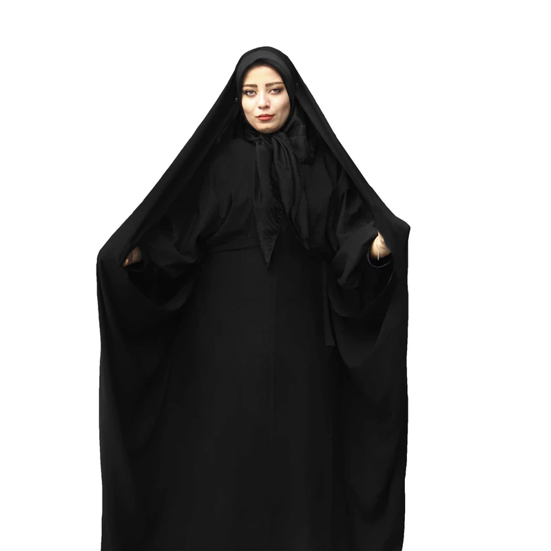 عکس شماره 2 : چادر قجری مدل حسنی کرپ