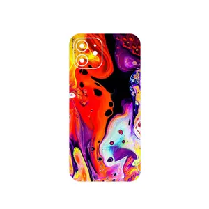 MAHOOT Abstract Oil Art Cover Sticker for Apple iPhone 12