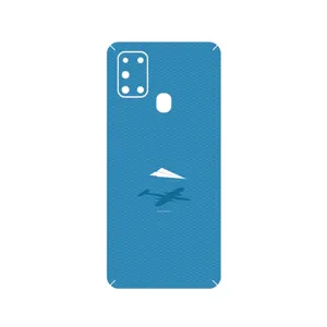 MAHOOT Minimal Paper Airplane Cover Sticker for Samsung Galaxy A21s
