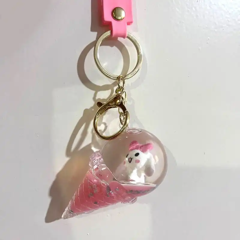 جاکلیدی مدل آکواریومی طرح بستنی قیفی کد C.8650