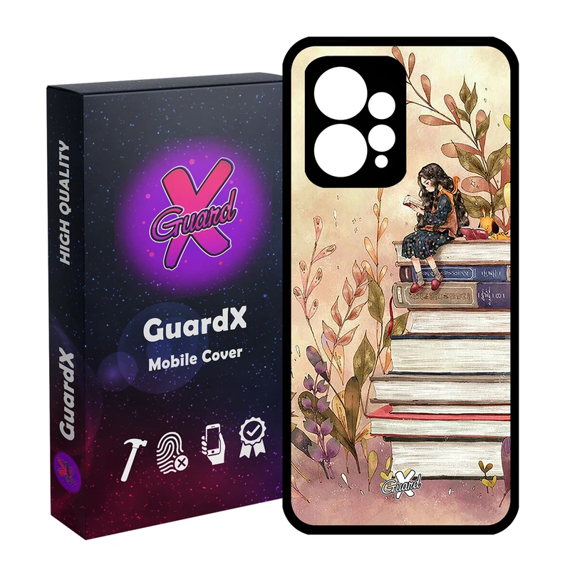 کاور گارد ایکس طرح دختر مدل Glass10313 مناسب برای گوشی موبایل شیائومی Redmi Note 12 4G