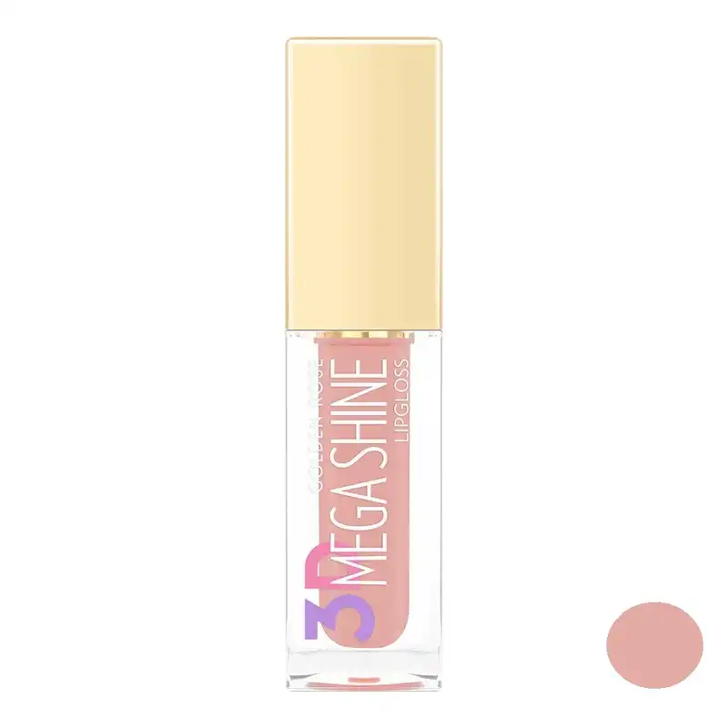 رژ لب مایع گلدن رز مدل MEGA SHINE شماره 102