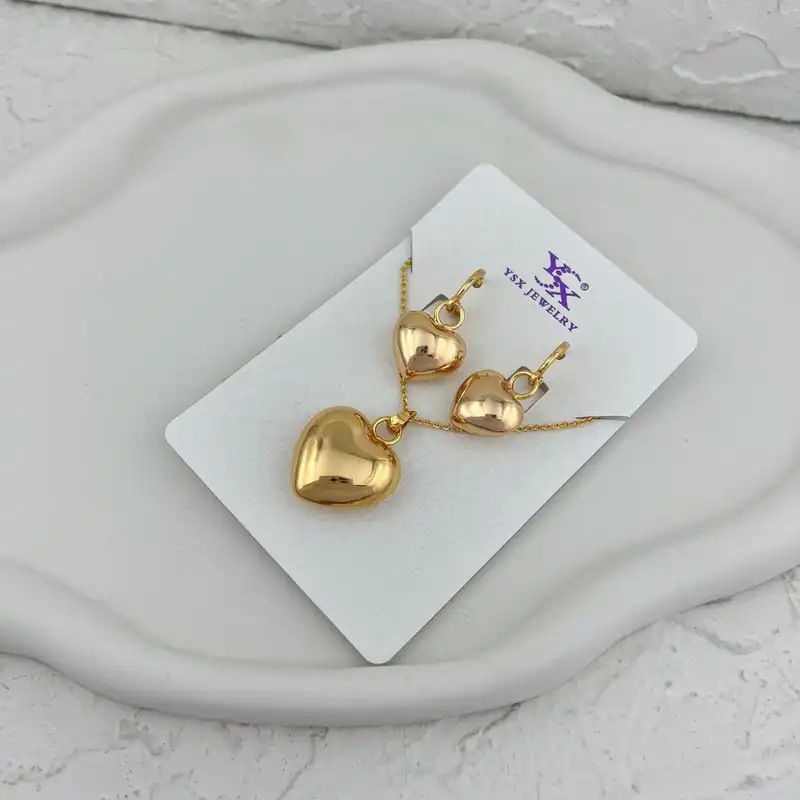 نیم ست زنانه وای اس ایکس مدل قلب کد M4216