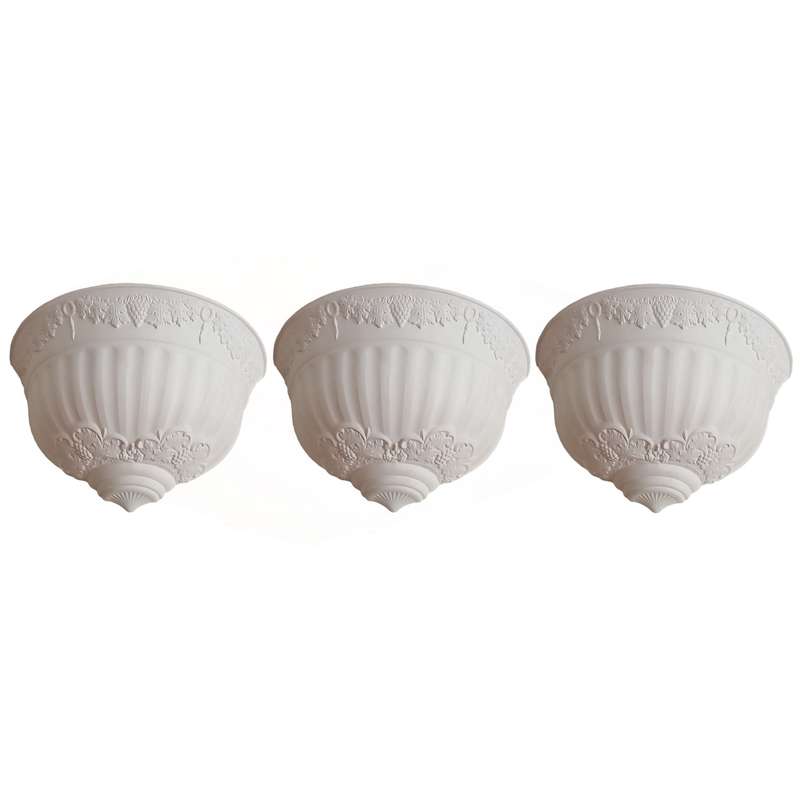 چراغ دیواری طرح گچ بری کد 05 بسته 3 عددی