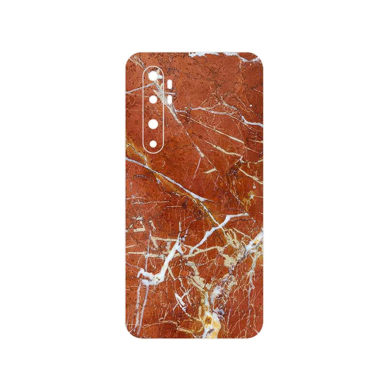 برچسب پوششی ماهوت مدل Red Marble مناسب برای گوشی موبایل شیائومی Mi Note 10 Lite
