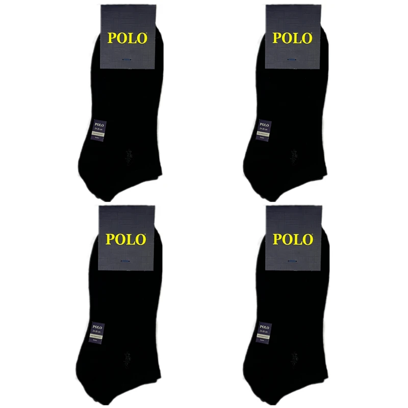 جوراب ساق کوتاه مردانه پولو مدل MOCHB4 بسته 4 عددی