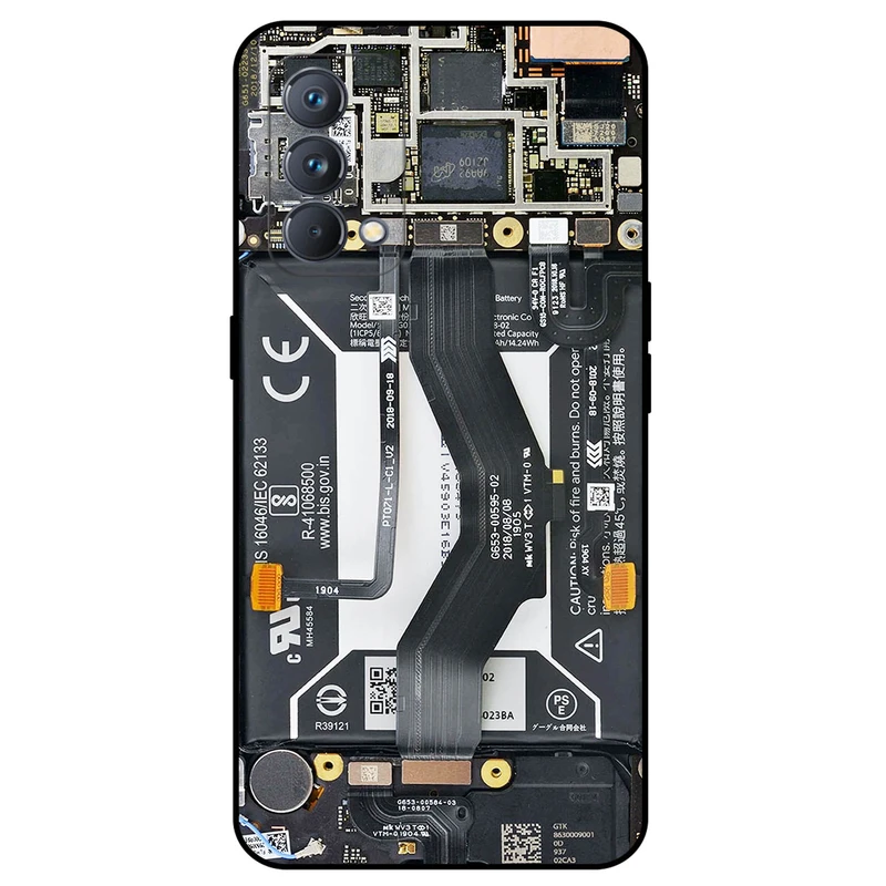 کاور مگافون طرح برد موبایل مدل 8004 مناسب برای گوشی موبایل ریلمی GT Master   