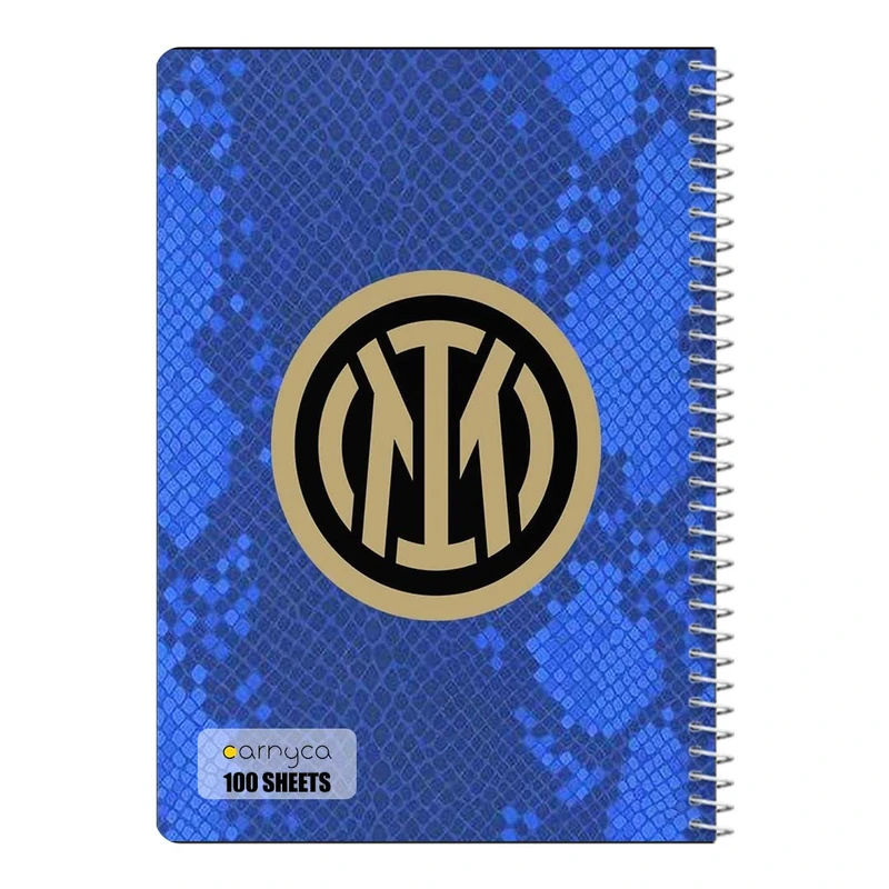 دفتر مشق 100 برگ سیمی کارنیکا طرح اینتر میلان Inter Milan کد 73642