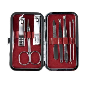 ست مانیکور و پدیکور مدل CARBON-DESIGN کد 01 مجموعه 8 عددی