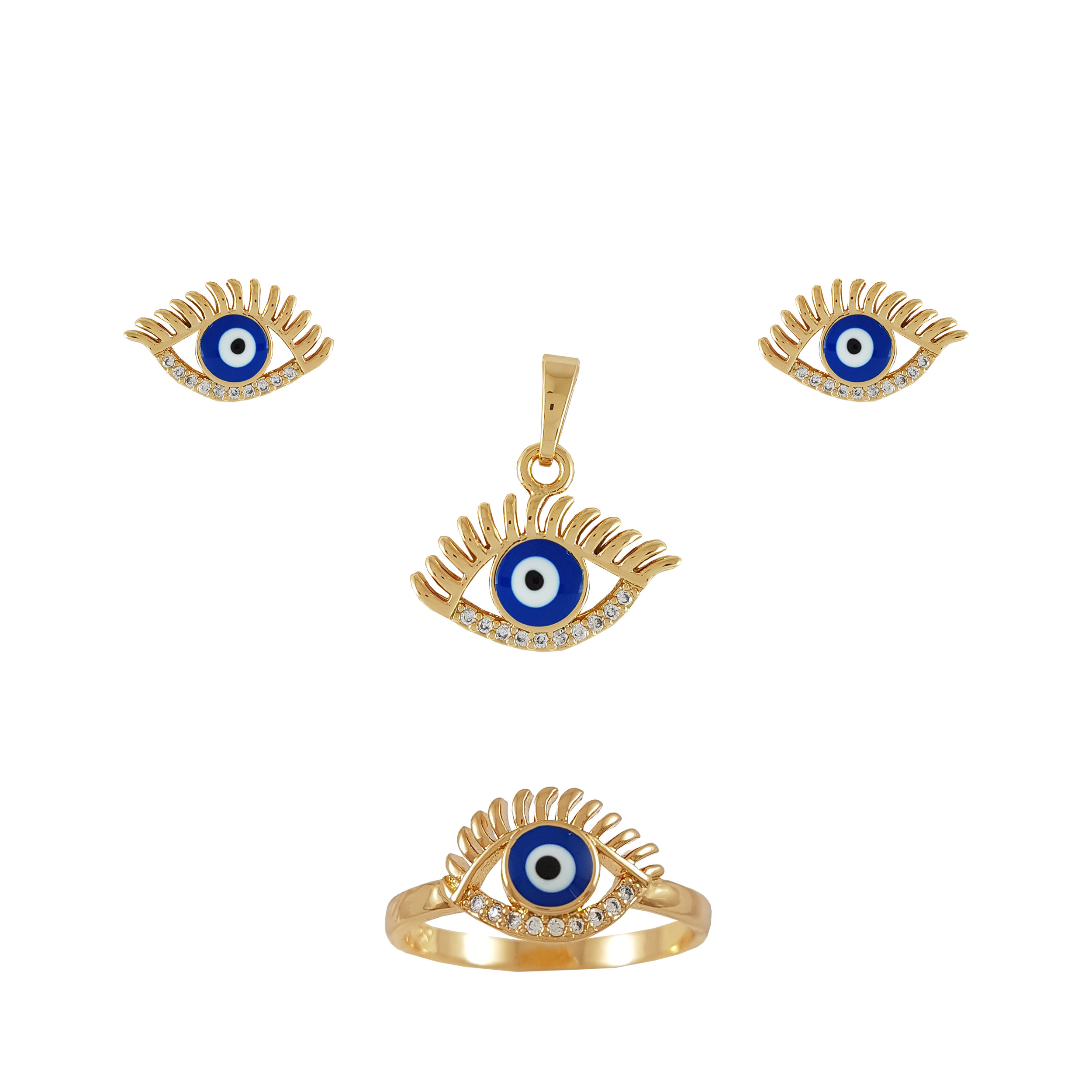 نیم ست زنانه ژوپینگ مدل چشم نظر کد 1430 نیم ست زنانه ژوپینگ مدل چشم نظر کد 1430