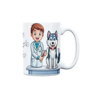 ماگ مدل مناسبتی طرح روز دامپزشک کد 1401