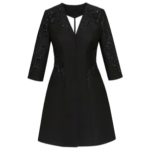 مانتو مجلسی زنانه مدل ملیله دوزی