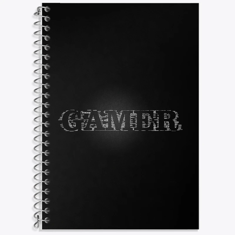 دفتر زبان 50 برگ خندالو مدل دو خط طرح گیمر کد F2403