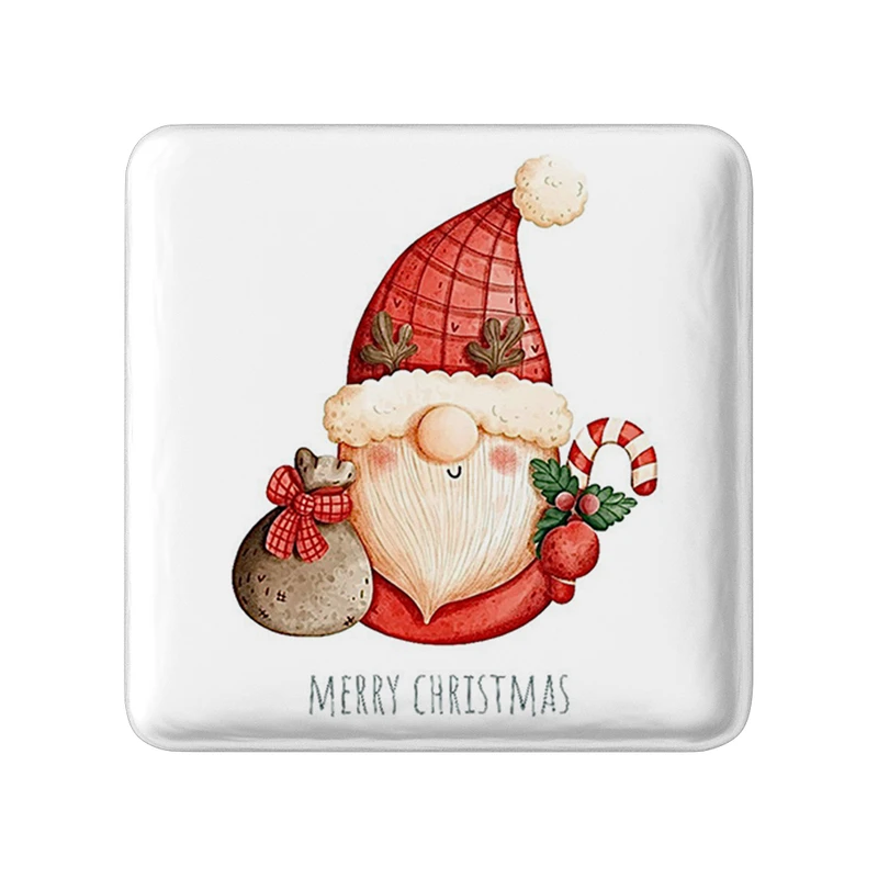 مگنت خندالو طرح کریسمس Christmas مدل مربعی کد 22140