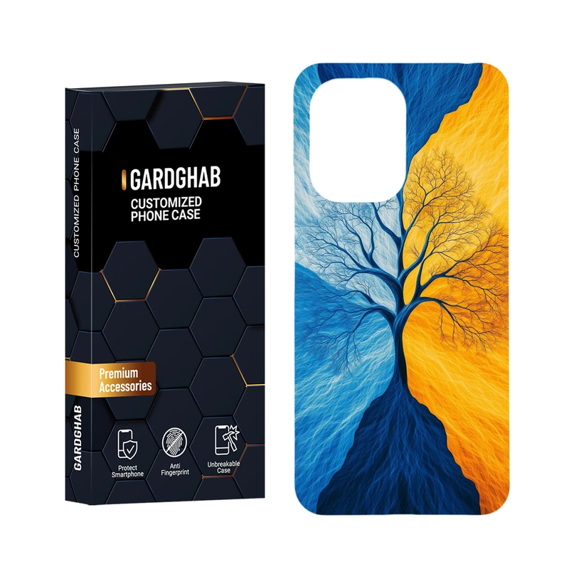 کاور گارد قاب مدل هنری مناسب برای گوشی موبایل شیائومی Redmi 13C 4G / Poco C65