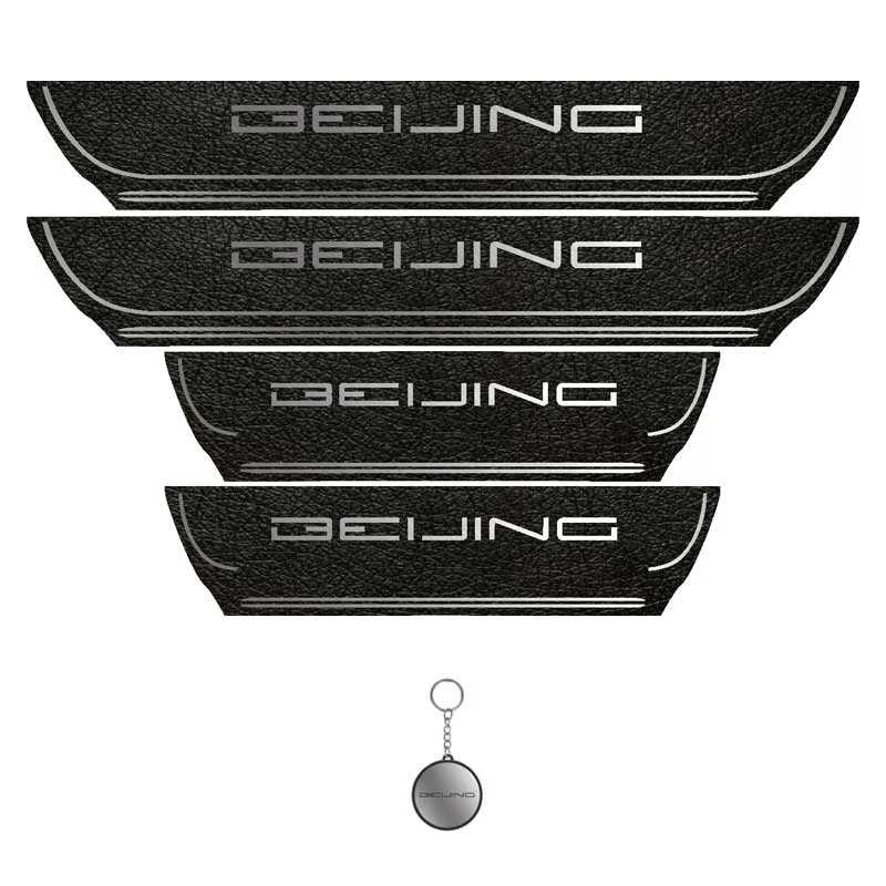 برچسب پارکابی خودرو لندمون کد LPt012 MS مناسب برای بیجینگ مجموعه 4 عددی به همراه جا کلیدی