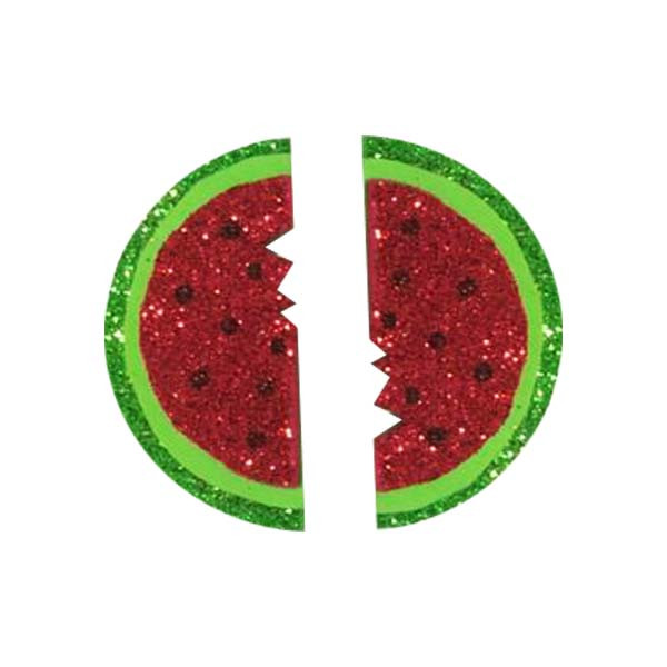 سنجاق سینه زنانه مدل یلدا طرح هندوانه کد 10 بسته 8 عددی