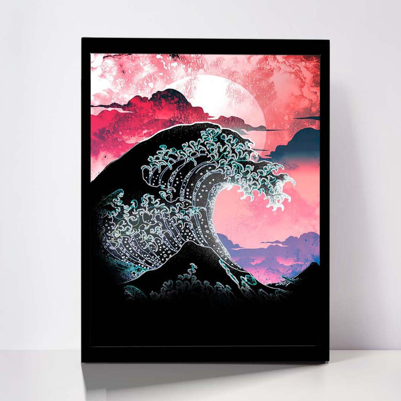 تابلو مدل GREAT WAVE کد F-7011