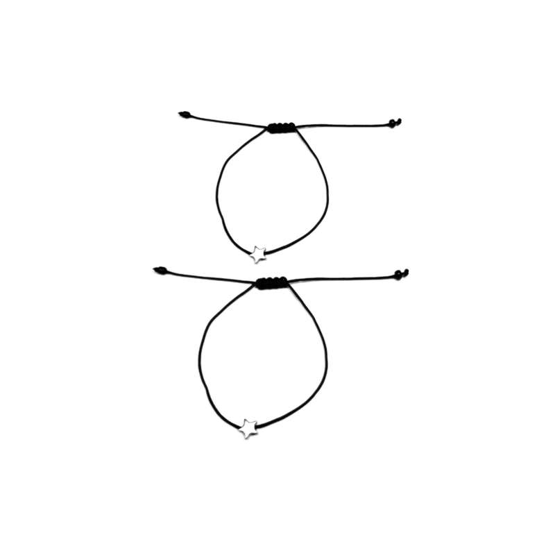 دستبند زنانه مدل ستاره حدید مجموعه 2 عددی دستبند زنانه مدل ستاره حدید مجموعه 2 عددی