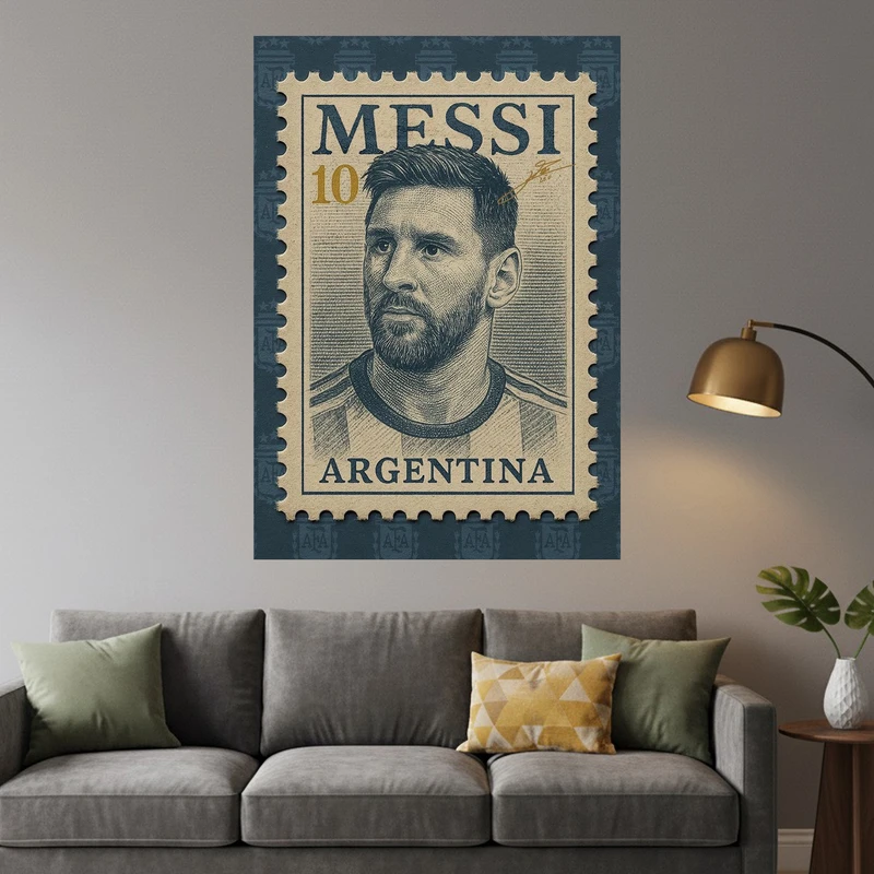 پوستر طرح لیونل مسی مدل Lionel Messi 11024
