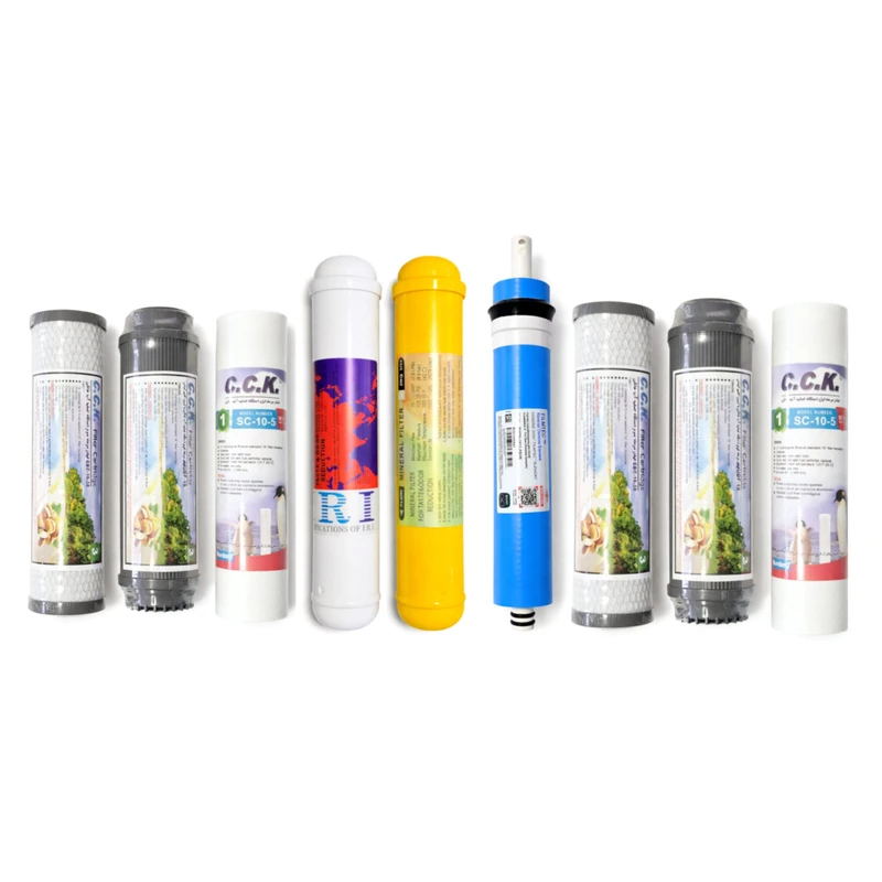 فیلتر دستگاه تصفیه آب خانگی سی سی کا مدل NEW-T2 مجموعه 9 عددی