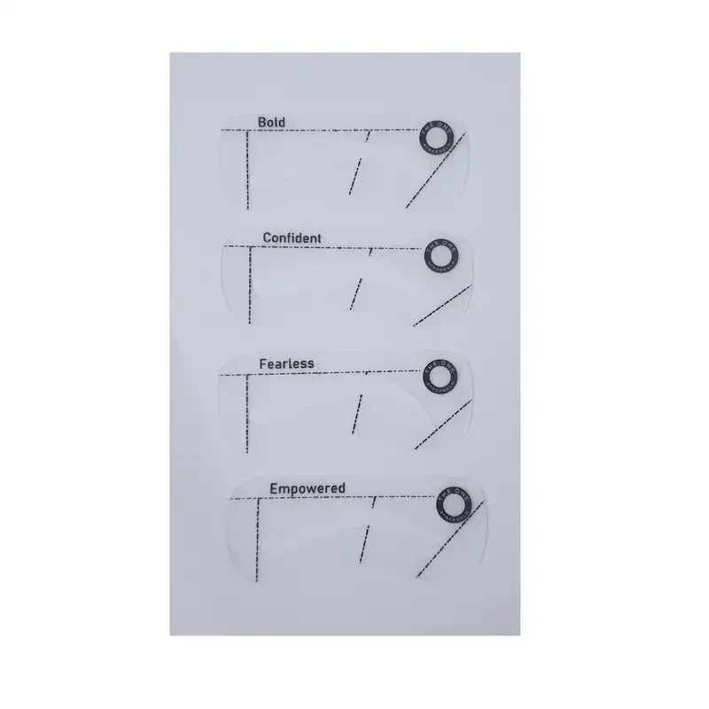 شابلون ابرو مدل THE ONE کد GT5 مجموعه 4 عددی