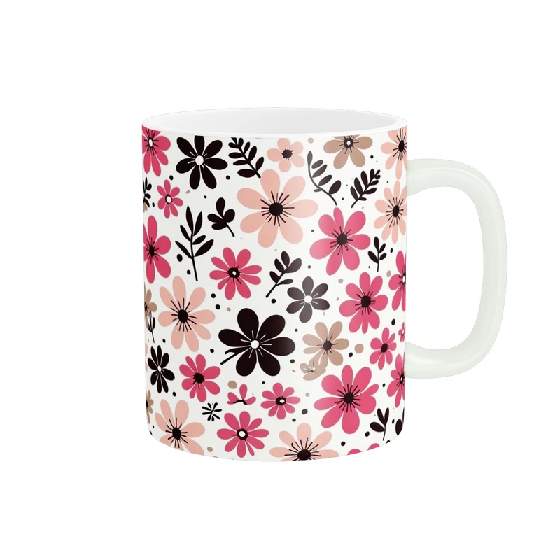 ماگ پاد آفرین طرح گل کد 5870