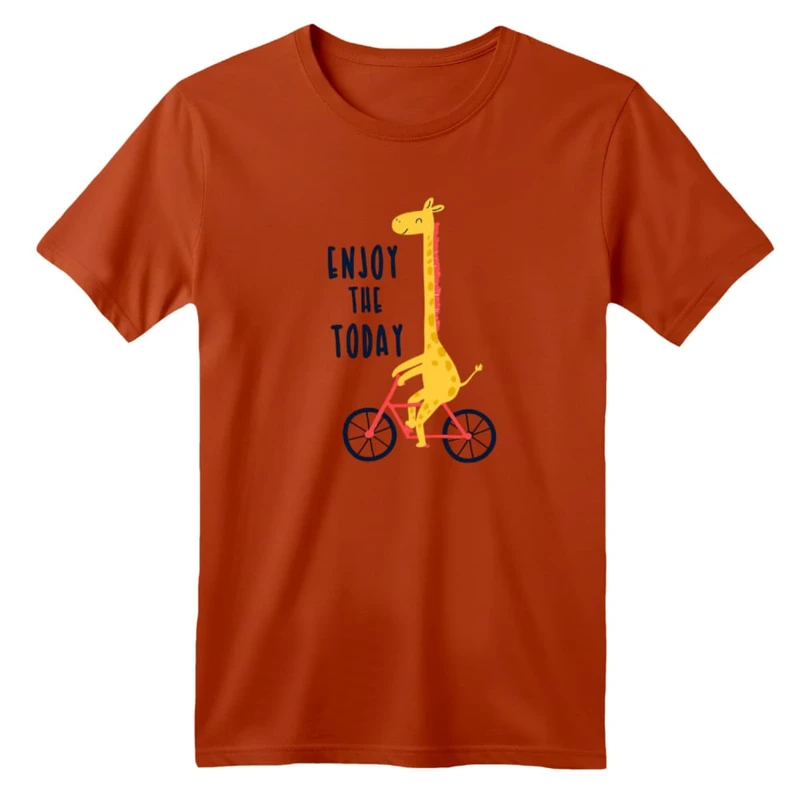 تی شرت آستین کوتاه بچگانه مدل زرافه کد ۳