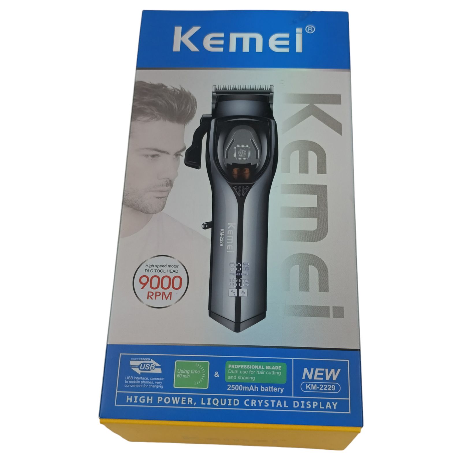ماشین اصلاح موی سر و صورت کیمی مدل KM-2229 -  - 9