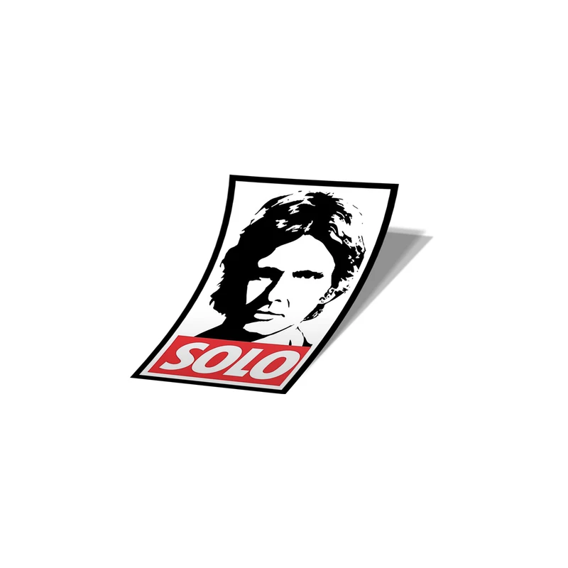 استیکر تزئینی موبایل و تبلت لولو مدل سریال و فیلم جنگ ستارگان شخصیت هان سولو The Star Wars Han Solo کد 809