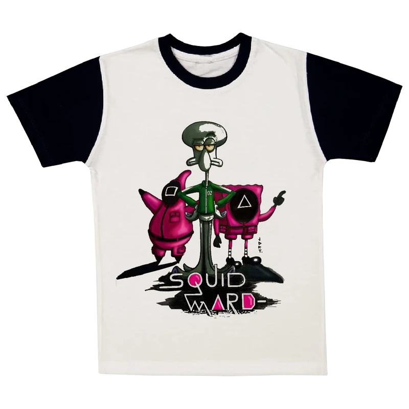 تی شرت آستین کوتاه پسرانه مدل Squid Game A26