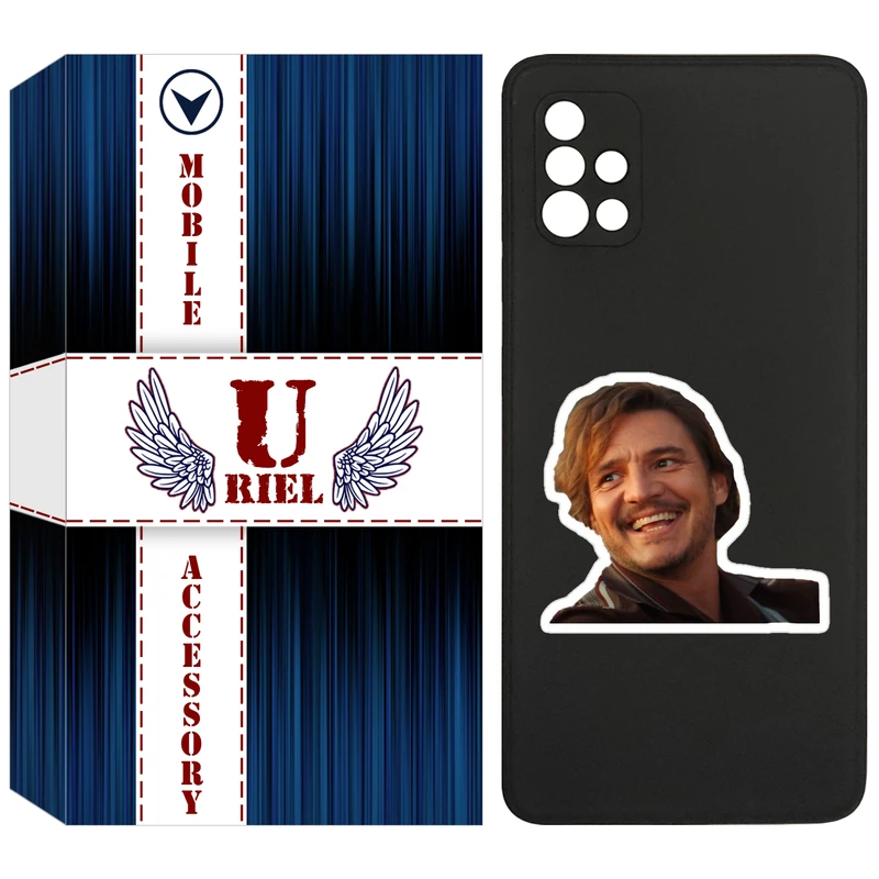 کاور یوریل مدل KSH کد 83 طرح لبخند مناسب برای گوشی موبایل سامسونگ Galaxy A51