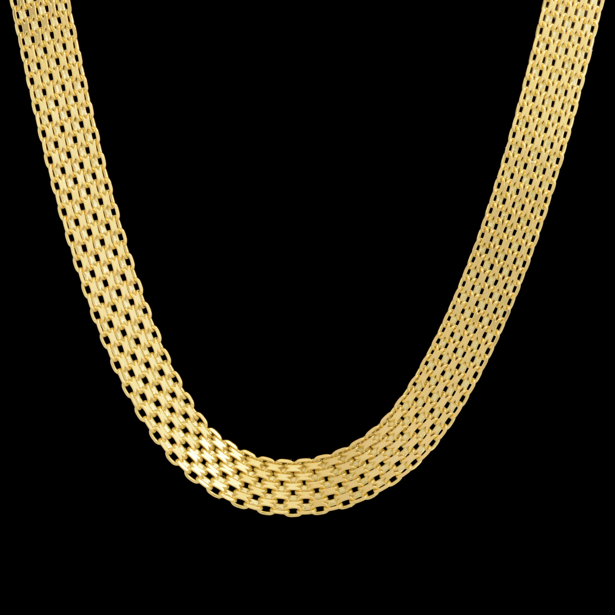 گردنبند طلا 18 عیار زنانه طلای مستجابی مدل هومر کد M45