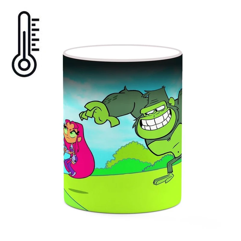 ماگ حرارتی کاکتی مدل Beast Boy کد mgh38001