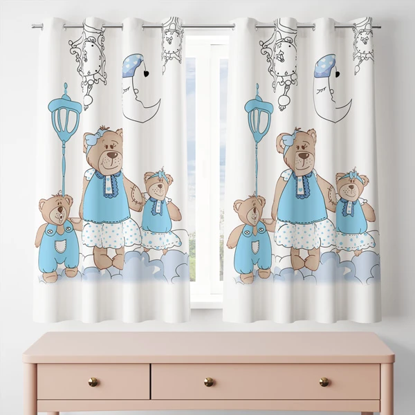 پرده مدل مخمل پانچی کد 7844 سایز 200x140 سانتی متر