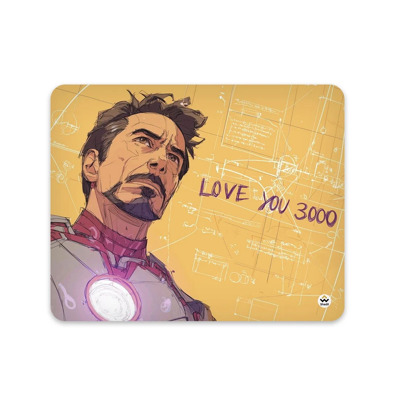 ماوس پد شادیت مدل Iron Man کد766 سایز 24*19 سانتی متر
