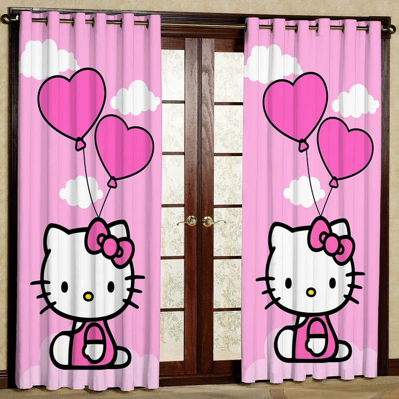 پرده مدل مخمل پانچی طرح کودک کد 1948T2 سایز 200x140 سانتی متر