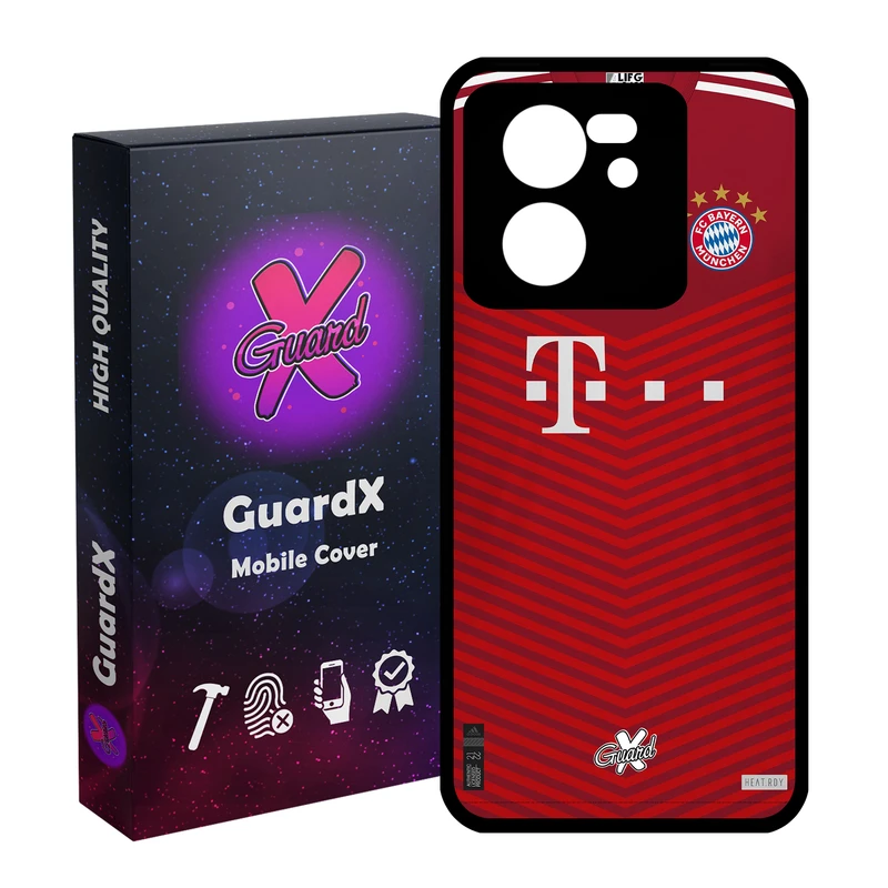 کاور گارد ایکس طرح بایرن مونیخ مدل Glass10384 مناسب برای گوشی موبایل شیائومی 13T/13T Pro/Redmi K60 Ultra