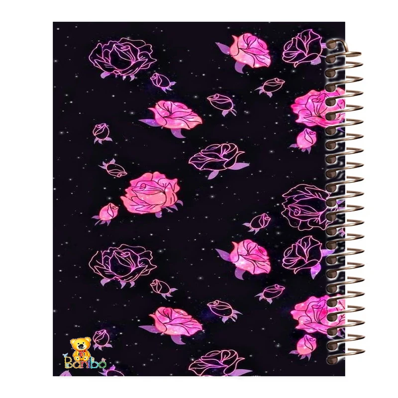 دفتر نقاشی 50 برگ بانیبو مدل گل کد 299