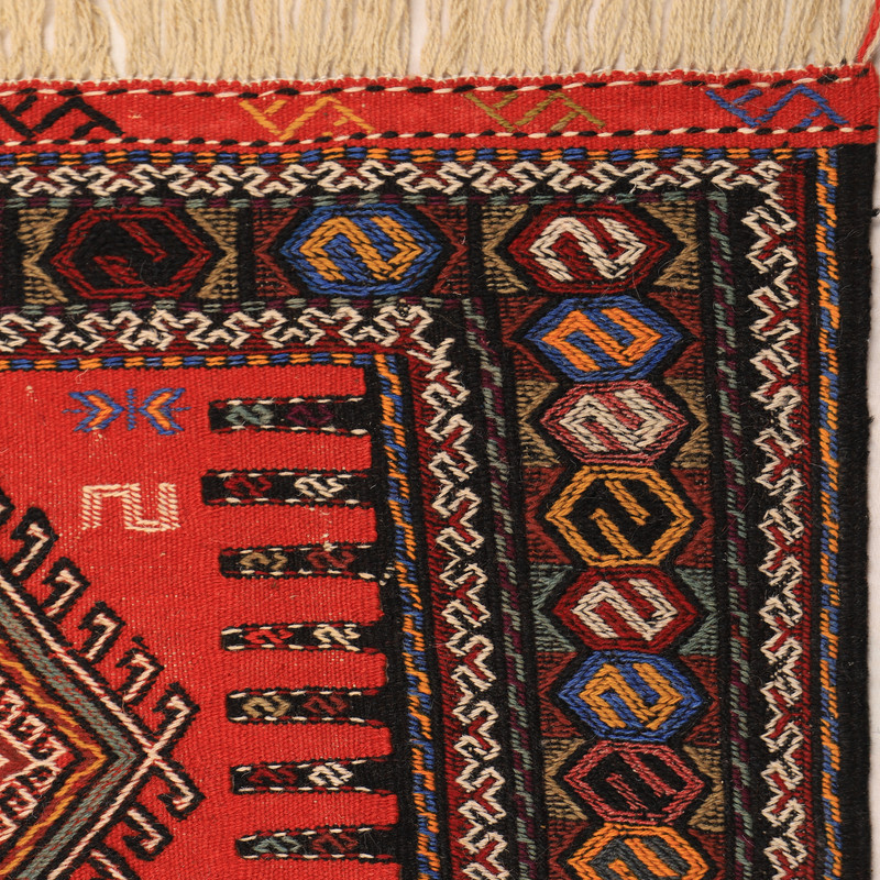 گلیم دستبافت دو متری مدل تمام بافت خراسان کد 4040120