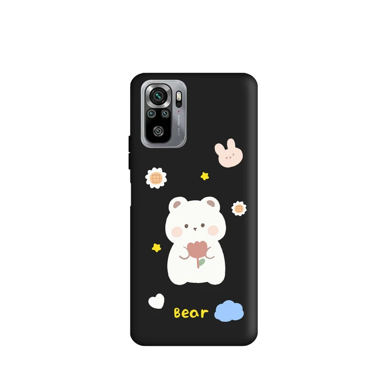 کاور قاب گارد طرح خرس کیوت کد t6026 مناسب برای گوشی موبایل شیائومی Redmi Note 10s / Redmi Note 10 4G