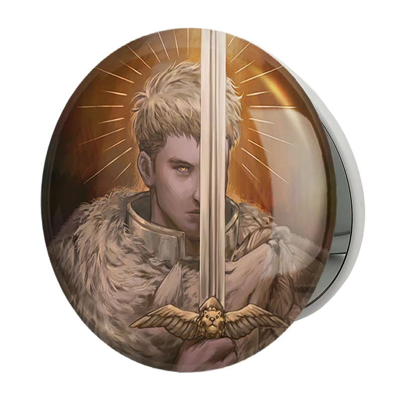 آینه جیبی خندالو طرح لایوس انیمه خوشمزه در سیاه چال مدل تاشو کد 35881