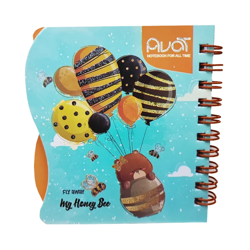 دفتر یادداشت 80 برگ آوات کد 109 طرح بالن