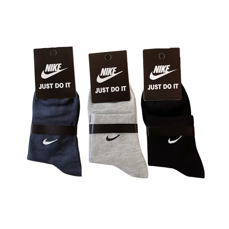 جوراب ساق بلند مردانه مدل آرکا کد 1010 مجموعه 3 عددی