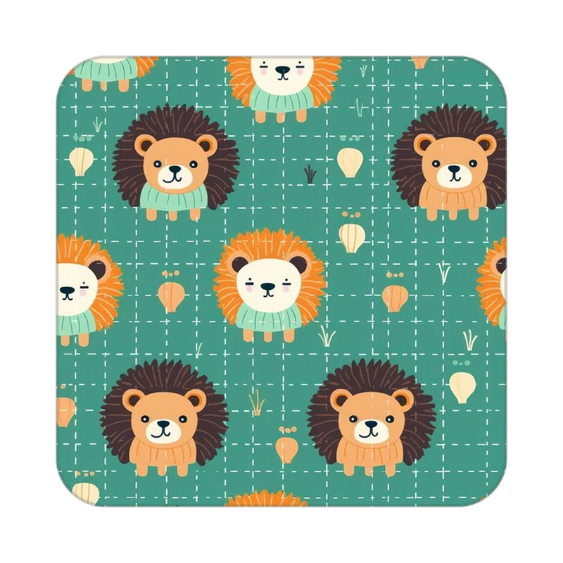 زیر لیوانی کاکتی طرح شیر مدل mp24073