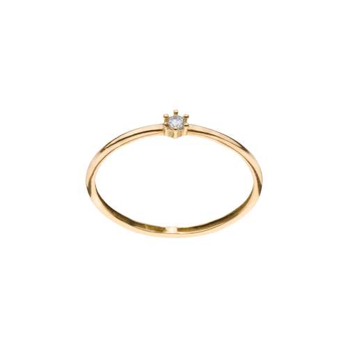 انگشتر طلا 18 عیار زنانه میو گلد مدل R119