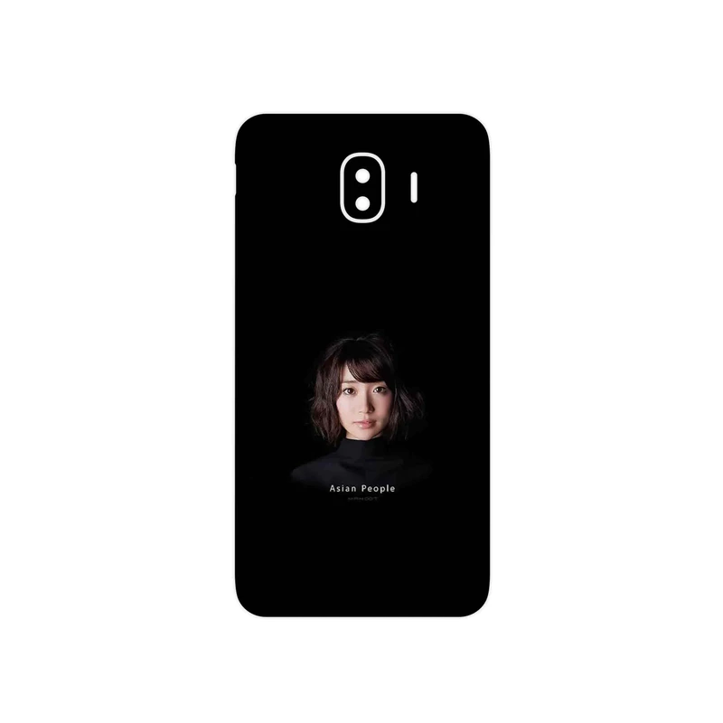 برچسب پوششی ماهوت مدل Portrait of an Asian Woman مناسب برای گوشی موبایل سامسونگ Galaxy J4