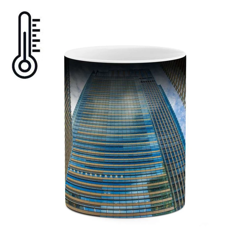 ماگ حرارتی کاکتی مدل آسمان خراش کد mgh15307