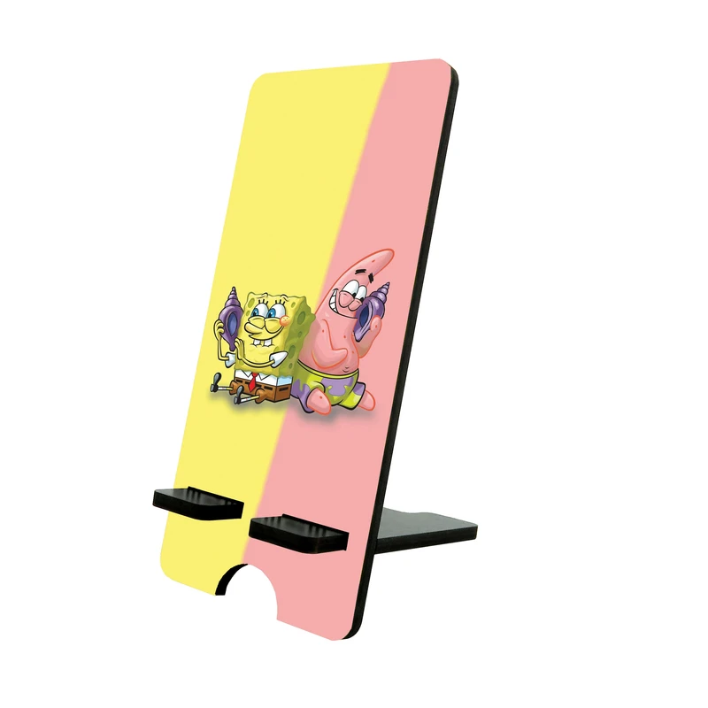 پایه نگهدارنده گوشی موبایل و تبلت طرح پاتریک و باب اسفنجی کد 265911 