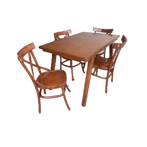 میز و صندلی ناهارخوری چهار نفره گالری چوب آشنایی مدل 720